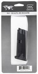 Glock 42 Magazine-Factory Glock 42 .380 ACP 6 Round Polymer Mag -MF42006